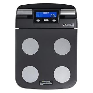 TANITA MC-580S – Balance impédancemètre professionnelle composition corporelle – Analyseur multi-fréquence 8 électrodes, Bluetooth, LCD, mesure masse grasse & musculaire – Pèse-personne connecté