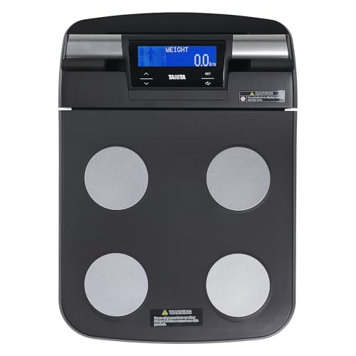 TANITA MC-580S – Balance impédancemètre professionnelle composition corporelle – Analyseur multi-fréquence 8 électrodes, Bluetooth, LCD, mesure masse...