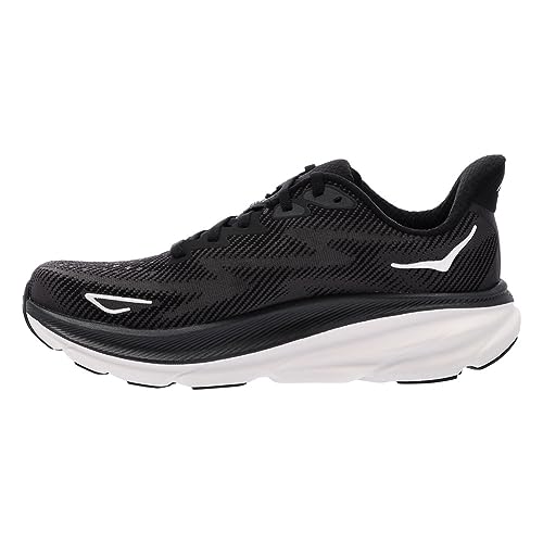 HOKA Hoka Clifton 9 Black/White 1127895-BWHT Men's Size 10 Medium
