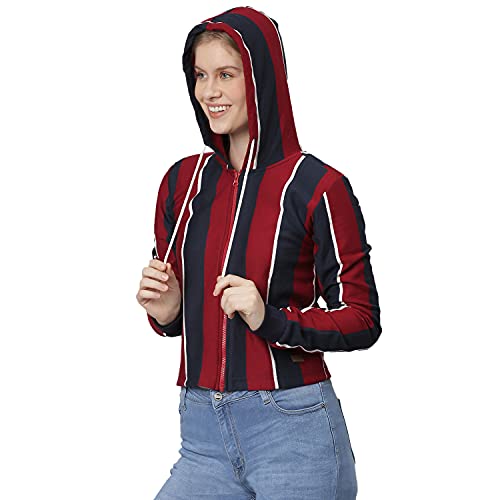 Image of Campus Sutra Women's Cotton Crew Neck Sweatshirt
