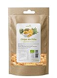 Piña deshidratada ecológica 125gr Carefood | 100% natural BIO sin azúcar añadidos | Chips de piña - snack natural y sano |