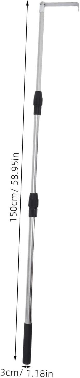 Telescoping Cargo Retriever Tool Extendable Grabber for Truck Bed Versatile Multi Use Reach Aid with Ergonomic Handle for Heavy Loads and Easy