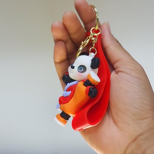 Image of OTTAVO Cute Cartoon 3D Silicone High -Quality PVC Material Keychain, Suitable for Boys and Girls - Pack of 1.