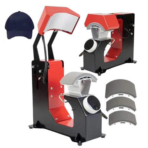 Máquina de planchado para gorra 40°C-210°C con pantalla LCD miniatura 1