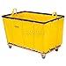 24 Bushel Yellow Vinyl Basket Bulk Truck, 53-1/4"L x 36-1/4"W x 30-1/2"H