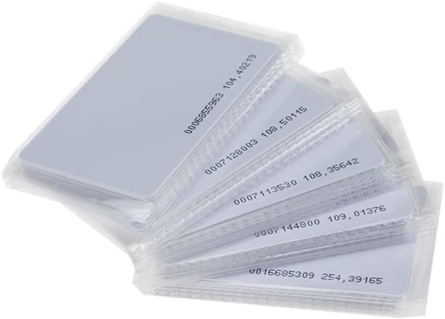200 PCS EM4100 Smart Key Cards, Read Only Access Control Proximity Cards, Works Only with Standard ID Door Readers & Electric Locks