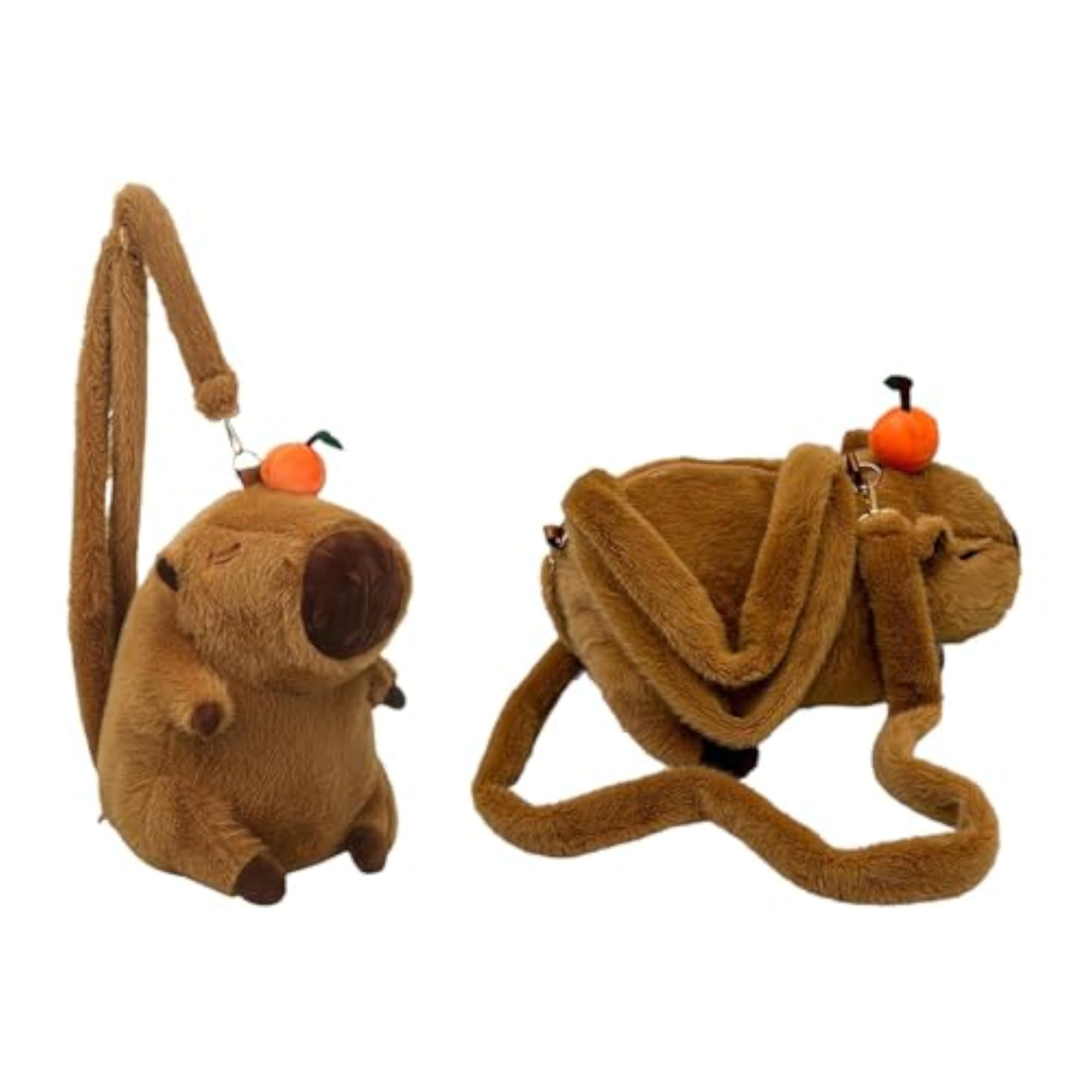 2xPlush Capybara Backpack Gift Lightweight Daypack