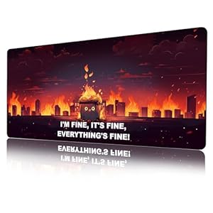 ProbTis Dumpster Fire Schreibtischmatte 90x40