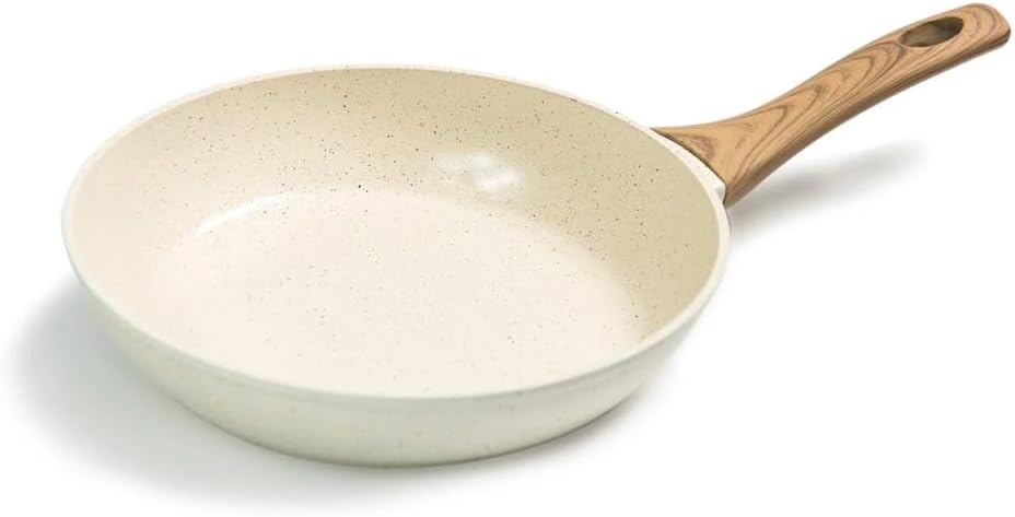 Frigideira Antiaderente Cerâmica Cabo Madeira Cozinha Saudáv... - imagem principal do produto