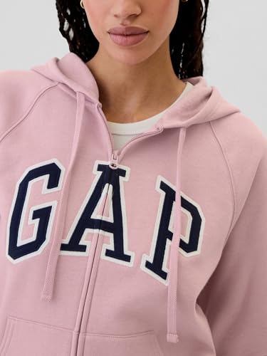 Image of GAP Women's Logo Hoodie Hooded Full Zip Sweatshirt