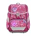 Step by Step Schulranzen-Set 2IN1 Plus „Star Stella“ 6-teilig, lila-rosa, Stern-Design, ergonomischer Tornister mit Reflektoren, höhenverstellbar mit Hüftgurt für Mädchen ab der 1. Klasse, 19L