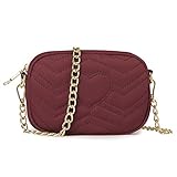 ysl clutch bordeaux 💕 〖Kette Kleine Umhängetasche〗Die kleine Tasche mit Herzen und Zickzackmuster mit goldener Kette und Reißverschluss ist süß und stilvoll. Leicht und praktische Schultertasche, perfekt für den Alltag, Stadt, Reise, Shopping, City, Party, Geburtstag, Barbesuch, Arbeit.