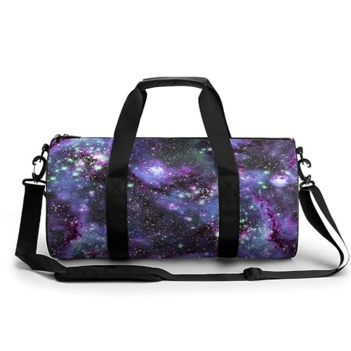 Sac de sport gym galaxie pourpre 45x23x23cm sac week-end