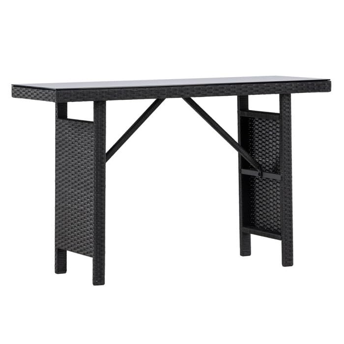 Paris Prix Console de Jardin Padova 120cm Noir