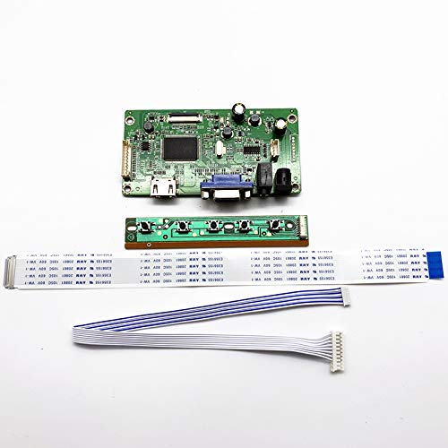 Kit de placa de controlador para NT156WHM-N32 NT156WHM N32 HDMI + VGA LCD LED LVDS EDP Controlador de placa