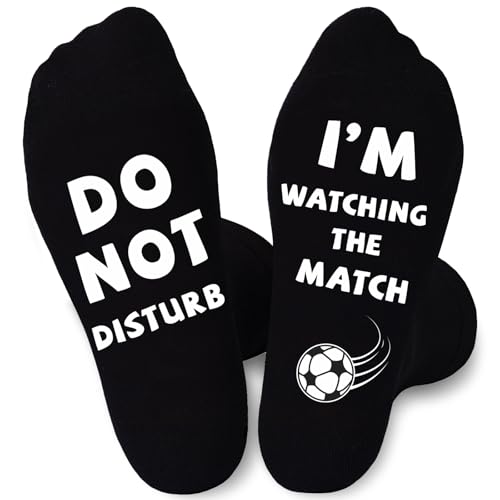 Cirorld Fathers Day Gift for Dad Funny World Cup 2026 Football Gifts for Men Combed Cotton Mens Novelty Socks Christmas Birthday Novelty Gifts for Grandad Husband Dad Brother Boyfriend Size 6-11