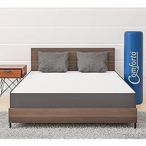 Comforto Orthopaedic Plus 8 Inch Memory Foam Mattress (75x60x8 Inch, Queen Size Mattress)