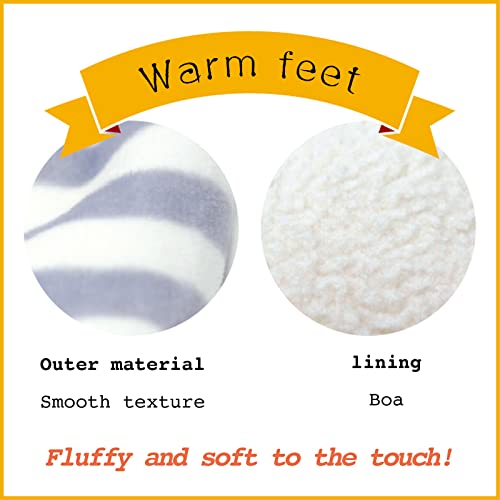 Image of Women's Slipper Socks With Grippers Cozy Warm Gifts (Japanese polka dot)