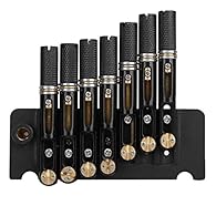 High-quality materials that help produce beautiful tones. Let you enjoy music better. Easy to install and use. Well made, it is the perfect decoration for your instrument. 6 Strings Headless Guitar Bridge Brass base.Generally used to press string, it...