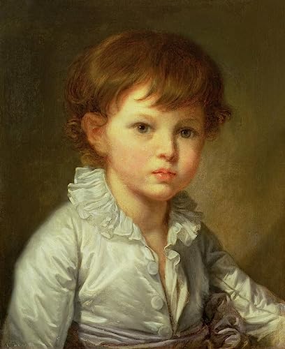 Pintura sobre lienzo clásica del Retrato de Ofstroganov de niño en alta resolución