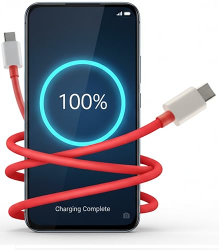 Image of AINE 120W Type-C Charging Cable - Compatible with OnePlus 12 12R 11 10T 10R 9 Pro 8 7T Pro Nord CE & More - USB-C To C - Original High-Speed Charging