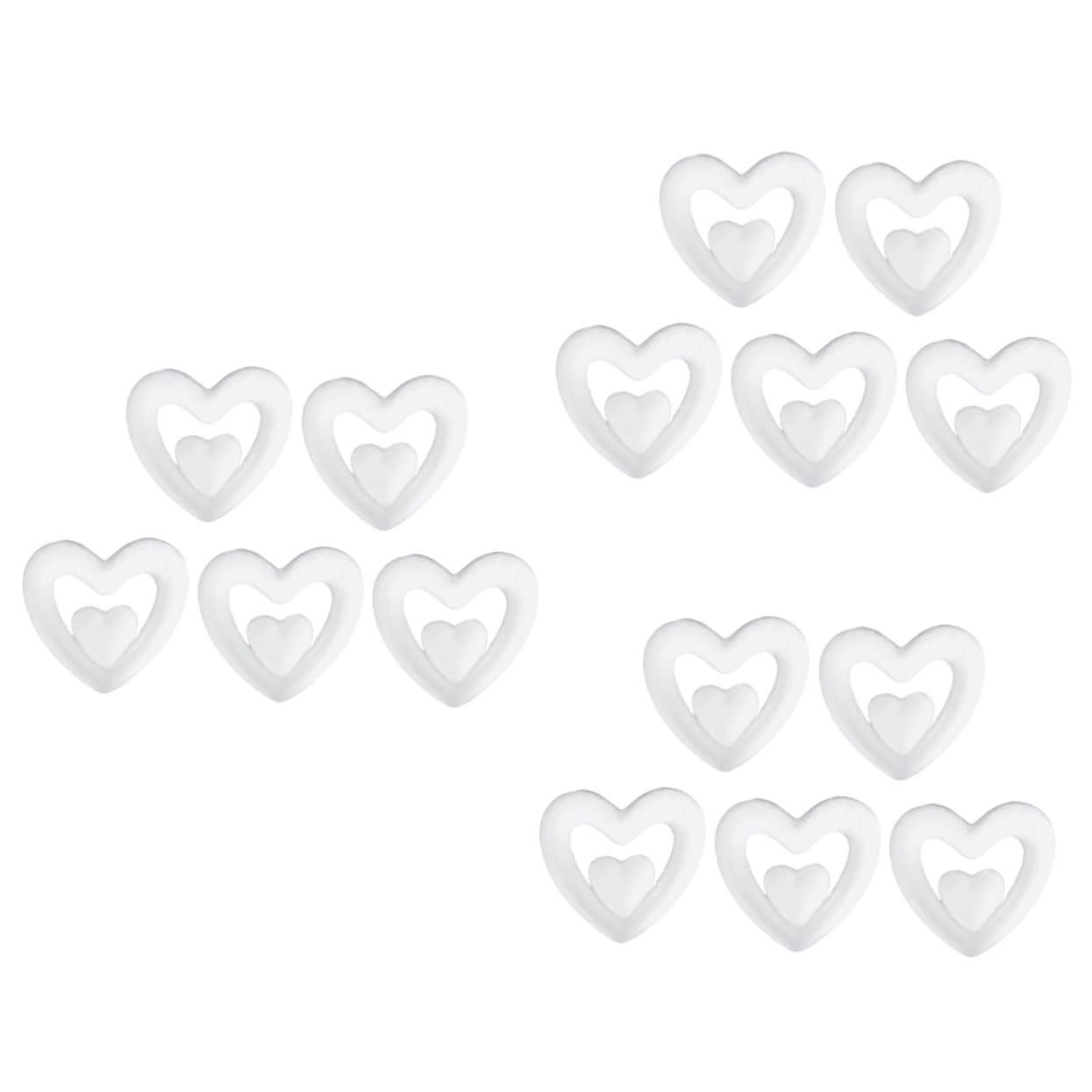 NUOBESTY 60 Stück Valentinstag Hängedekoration Herz Valentinstag Dekorationen Hochzeitsanhänger