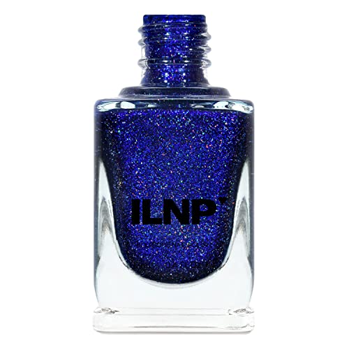 Image of ILNP Downpour - Bold Indigo Blue Holographic Nail Polish
