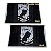Homissor POW MIA Flag 3x5 - Double Sided You are Not Forgotten Embroidered - Nylon Oxford Premium Outdoor Banner with 4 Rows of Lock Stitching End Fly