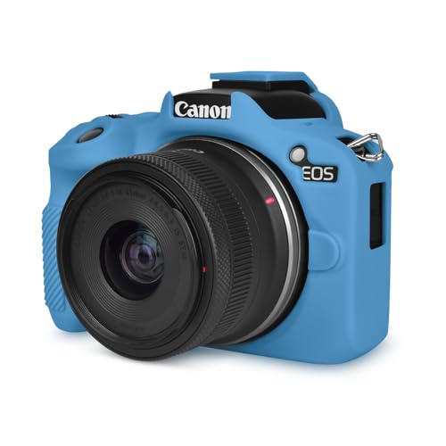 Rieibi EOSR50 EOS R50 Case, Soft Silicone Protective Case for Canon EOS R50 EOSR50 Vlogging Camera