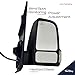 Spieg Passenger Side Mirror for 2019-2024 Freightliner Mercedes Sprinter | Right Side View Mirror Assembly Power Folding Blind Spot Monitoring BSM Turn Signal Light | Textured Black 11 Pins