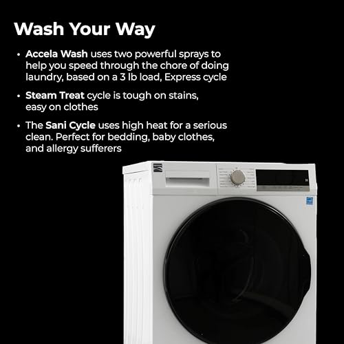 Kenmore 2.2 cu. ft. Compact Front Load Washer - White - image 3