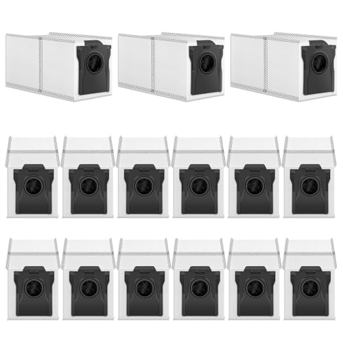 Image of 15-Pack Replacement Vacuum Bags for Dreame X40 /X30 /L50 /X50 /L40 /L10s Ultra /D30 Ultra Robot Vacuums, 3.2L Large Capacity Dust Bags