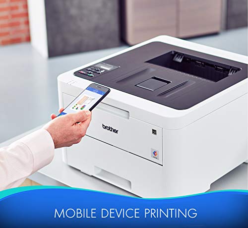 Brother RHL-L3230CDW Compact Digital Color Printer Providing Laser Printer Quality Results with Wireless Printing and Duplex Printing, Amazon Dash Replenishment Enabled (Renewed Premium)