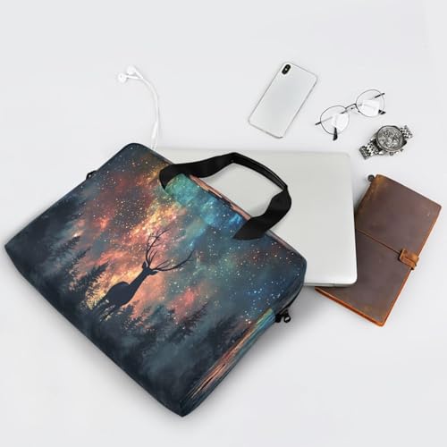 Bolsa para portátil ALAZA con estampado de ciervo y elk miniatura 7