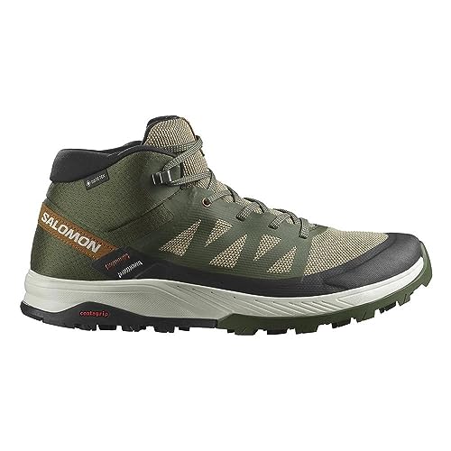 Bota Salomon Outrise Mid Gtx Masculina Verde Cor:Verde;Tamanho:40
