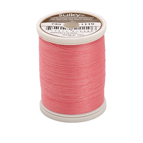 Hilo de algodón Sulky 400d 30wt 500 yd color Dark Mauve miniatura 1