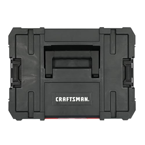Image of CRAFTSMAN VERSASTACK Tool Box, 16.9 In. Single Deep Drawer Plastic Tool Box Organizer, Heavy Duty 16.5 Lb. Load Capacity (CMST17803)