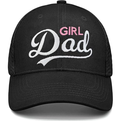 Image of Girl Dad Hat for Men,Girl Dad Gifts Fathers Day Birthday Christmas for Dad Trucker Hat Baseball Caps