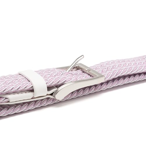 Image of Fabio Valenti Canvas Elastic Fabric Woven Stretch Braided Belts for Men Women Junior with Multicolored /Full Sizes