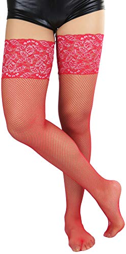 Image of ToBeInStyle Women's Thigh Highs With Smooth Silicone Lace