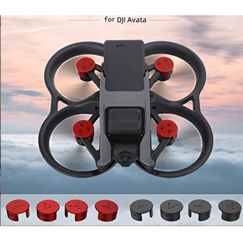 Honlyn Motor Cover For Dji Avata Aluminum Alloy Motor Protective Cover Accessories (Black) #TOP4