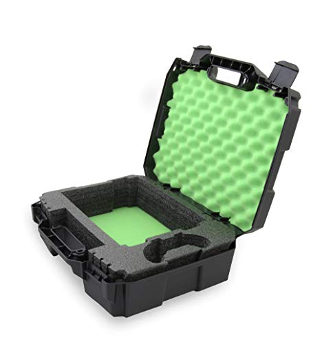 Casematix Travel Case Compatible With Xbox One S - Hard Shell Carrying Case With Protective Foam Compartments For Console, Controller, Power Adapter, Games And More - Case Only #TOP5