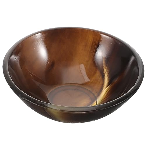 VINTORKY Ciotola in Corno Di Bue Piccola Ciotola Per Tè e Vino Per Uso Domestico Cucina Contenitore Per Salsa Spezie Snack Antipasti