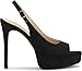 Jessica Simpson Sibilla Slingback Platform Pump, Black Suede, 10