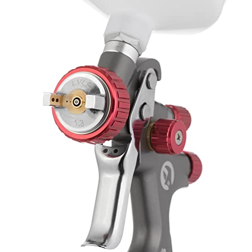 Intertool Air Spray Gun, Lvlp, Car Paint Sprayer, Woodwork Finish, 1.3 Mm Nozzle, Auto Primer, Clear & Top Coat, Touch Up, Pneumatic Gravity Feed Spray, 600 Cc Plastic Cup, Professional Ptfe Pt08-0143 #TOP2