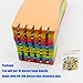 Yinprwi Fishing Leader Line Hook Holder,Fishing Line Foam Board Spool,10pcs Fishing Winding Board with Retaining Pins Accessories