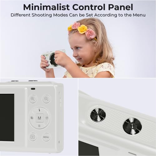 Câmera digital atualizada, FHD 4K 44MP, foco automático, câmera do YouTube com zoom de 16X, cartão S