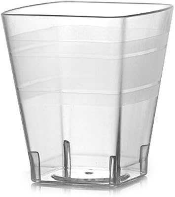 Fineline Settings Wavetrends Clear Square 2 oz. Shot Glass 432 Pieces