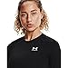 Under Armour Women's HeatGear Compression Long-Sleeve T-Shirt, Black (001)/White, Large