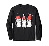Photo Gallery cute cats xmas kitten christmas outfit maglia a manica Photo Gallery cute cats xmas kitten christmas outfit maglia a manica